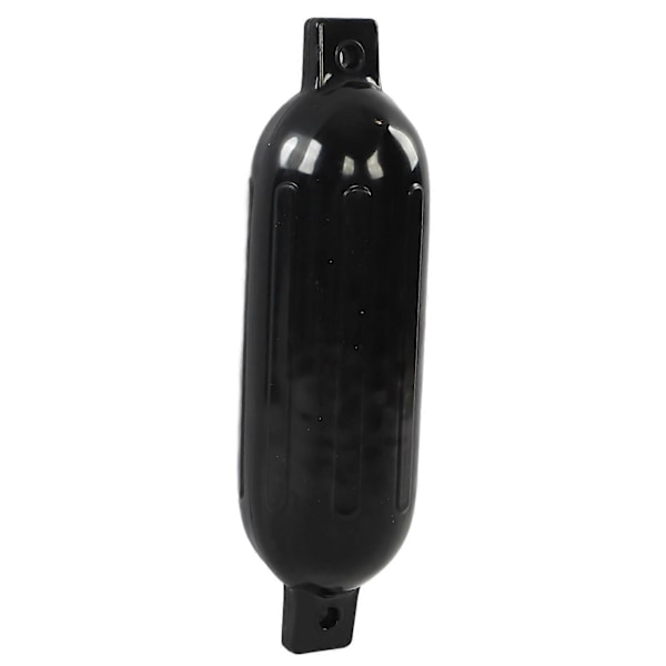 2 STK Båtfender Oppblåsbar UV-bestandig PVC Svart Marine Fender for Støtfangerskjoldbeskyttelse