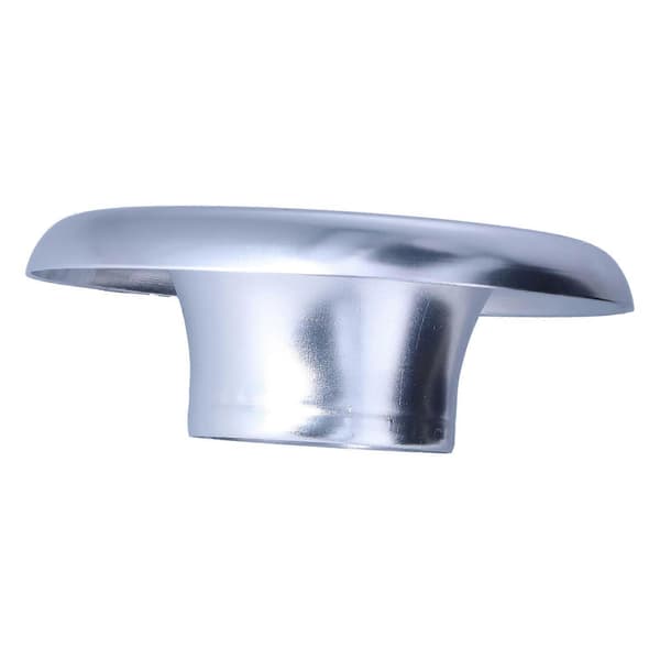 4in Kaldt Luftinntak Turbo Horn Velocity Stack Adapter Dekorasjon CNC Aluminium Bil Tilbehør Sølv