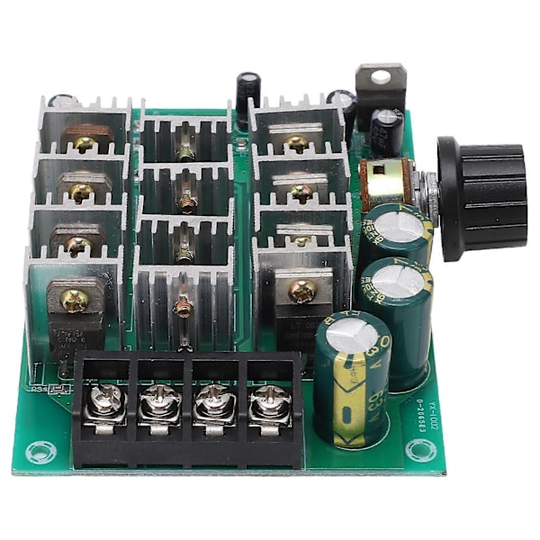 Motorvarvtalsregulator PWM Kontrollbrytare Regulator 60A DC 24V Underspänningsskydd