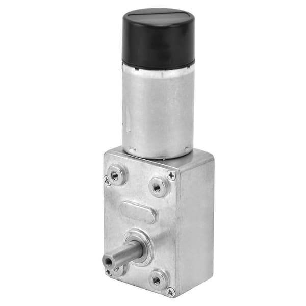DC Snäckväxelmotor 15mm Dubbel Axel Hastighetsreducerande Drivenhet med Encoder JGY?370DC12V 66RPM