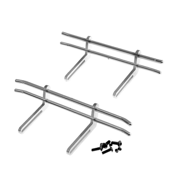 RC Stötfångare Metall Främre Bakre Stötfångare Kit för 1/10 RC Crawler Scx10 90046 Trx4 Axial Scx10 Iii AX103007, A