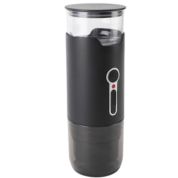Oppladbar Mini Kaffemaskin Automatisk 15 Bar Trykk Elektrisk USB Bærbar Trådløs Kaffetrakter for Hjemmebruk Svart Italiensk Oppvarming