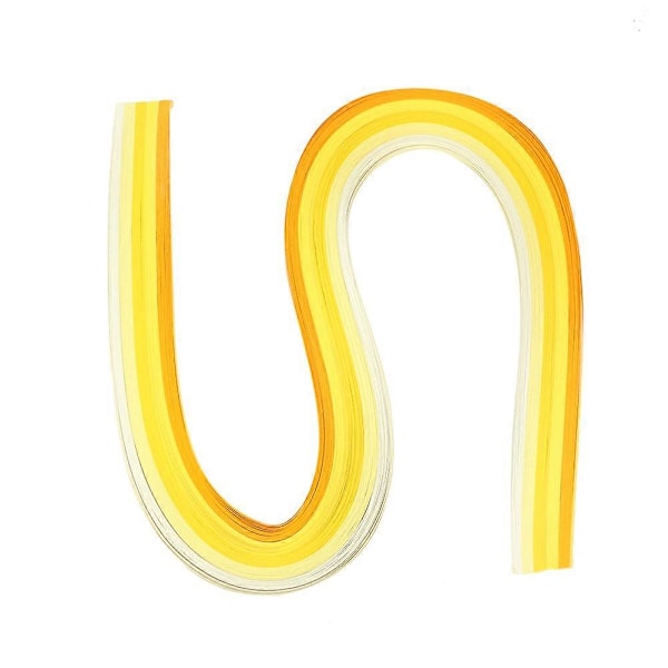 9 Gradient Farver 54cm Længde DIY Papir Quilling Sæt Håndværktøj (5mm bredde)
