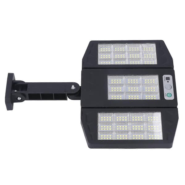 264LED Solcellepanel Lys med Fjernkontroll 3 Arbeidsmoduser Belysningslampe for Utendørs Gate