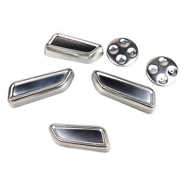 Sätesjusteringsknapp Skydd Bil Interiör Aluminiumlegering Dekor Trim Protector för