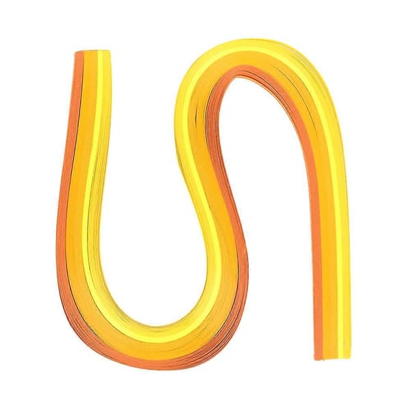 9 Gradient Farver 54cm Længde DIY Papir Quilling Sæt Håndværktøj (5mm bredde)