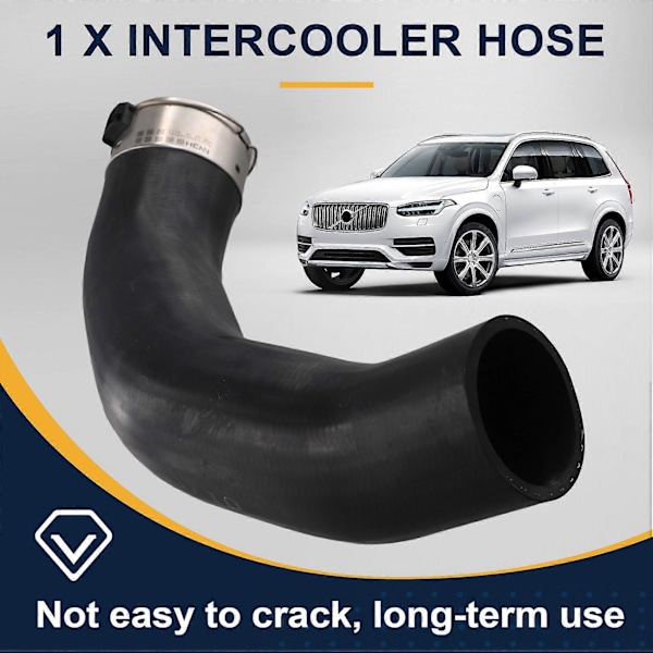Intercooler Slang Turboladdad Intercooler Luftrör Kylare Vattenrör 31370955 för XC60 XC90