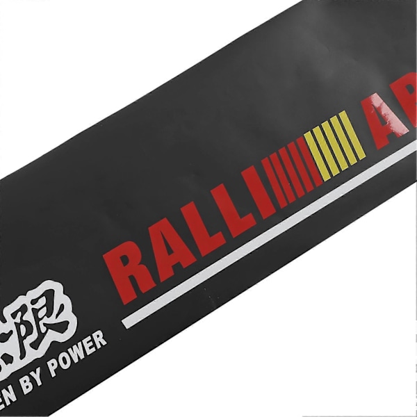130x21cm Universal PVC Bil Refleks Sticker Forrude Dekorative Mærkater med Skraber til Automobil Motorsport