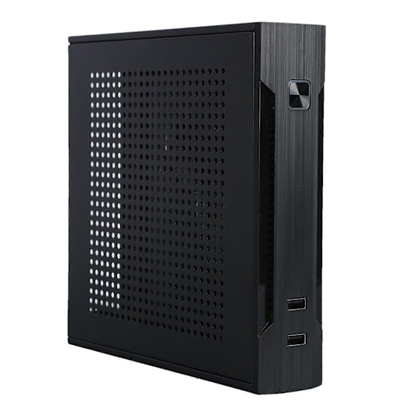 Tietokonekotelo pidikkeellä, joka tukee THIN-ITX-emolevyä USB 2.0 Wi-Fi COM Kannettava Mini HTPC Pöytäkoneen runko PC-tarvikkeet