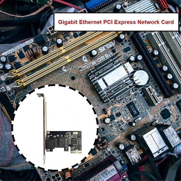 PCI-E Netværkskort 1000Mbps Gigabit Ethernet PCI Express 10/100/1000M RJ45 LAN Adapter Konverter til Desktop PC