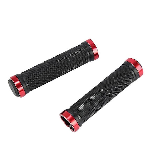 2 STK Sykkel Mountainbike MTB Håndtak Grips Red