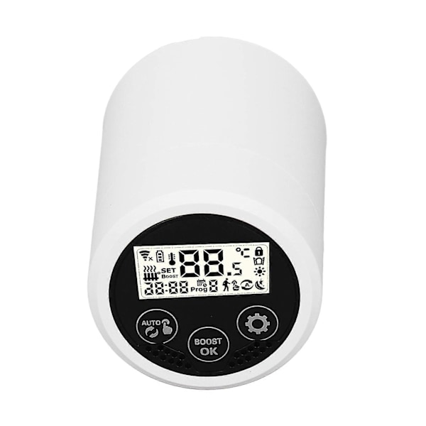 Smart Radiatorventil Intelligent Termostatventil Mobilappstyrning Radiatorregulator för Zigbee