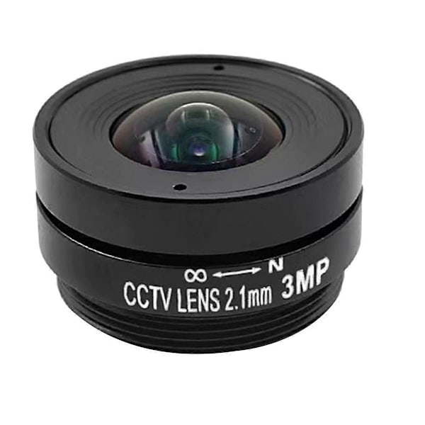 2.1 mm F1.8 Megapixel 2.1mm Vidvinkel Fast CCTV-objektiv för 1/3 Sensorstorlek Kamera