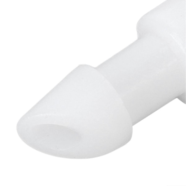 Albue Slangefitting 90 Grader L Formet Barb PE Lige Diameter Rørforbindelse Samlingsadapter 3mm / 0,12in