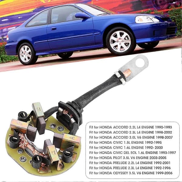 Starterbørste Reparasjonssett 31208-PCA-902 Passer HONDA
