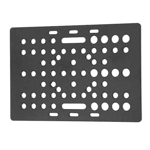 Gantry Plade Aluminium Høj Styrke Gantry Board Sort Anodiseret 3D Printer Lineær Universal Guide til Fræsemaskine Board