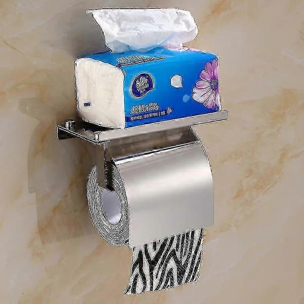 Toiletpapirholder i rustfrit stål s20241212790 silver