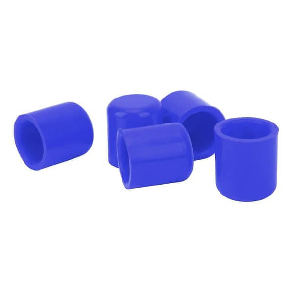 5 st Insug Vakuumslang Silikonslang Ändplugg Lock Tätningslock 25mm Innerdiameter Universal Passform för Bil Blå