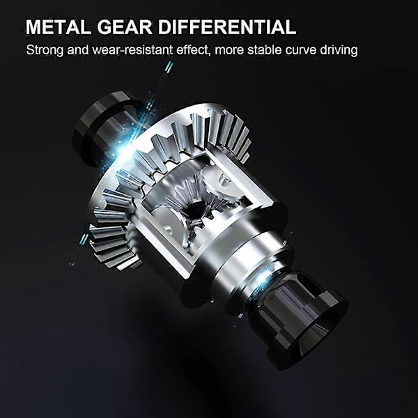 UD1603 1/16 RC Bil 30 km/t 2.4G 4WD Drift Bil LED Lys On-Road Fjernbetjening Køretøj RTR Model Elektrisk Bil Gaver Legetøj, C
