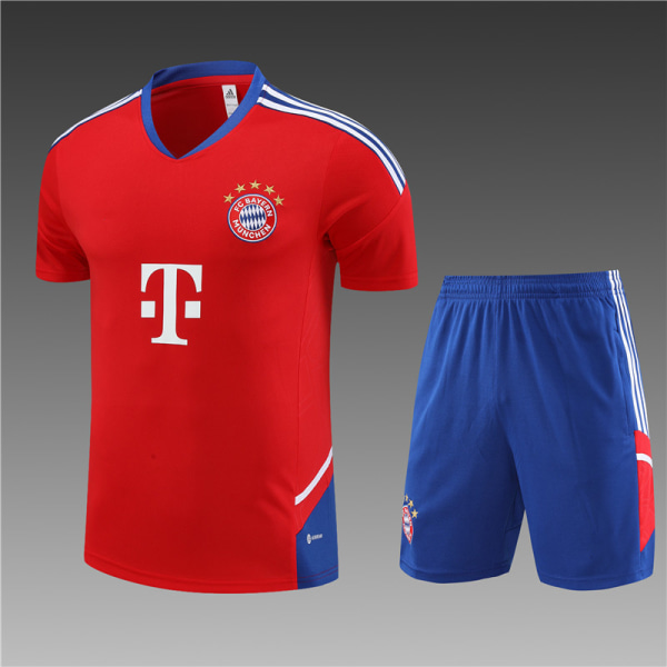 22-23 Ny säsong Bayern Vuxen/Barn Kortärmad Jersey Set 24