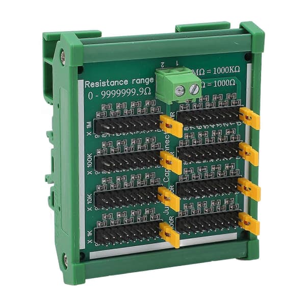 Resistorkort 0 till 9999999.9 PCB Programmerbart SMD-resistorkort med terminaler 220V Med styrskena
