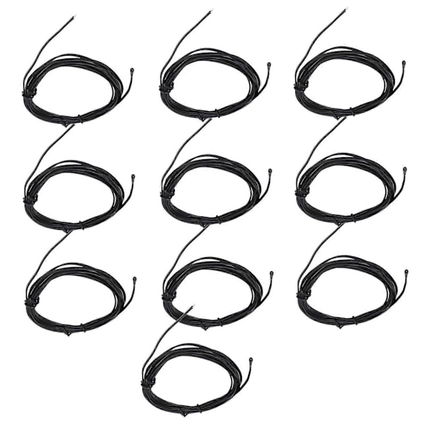 10 stk. NTC Termistor Temperatur Sensor Probe Dråbeformet Spids Epoxy Resin Konnektor 2 meter 10K B3950
