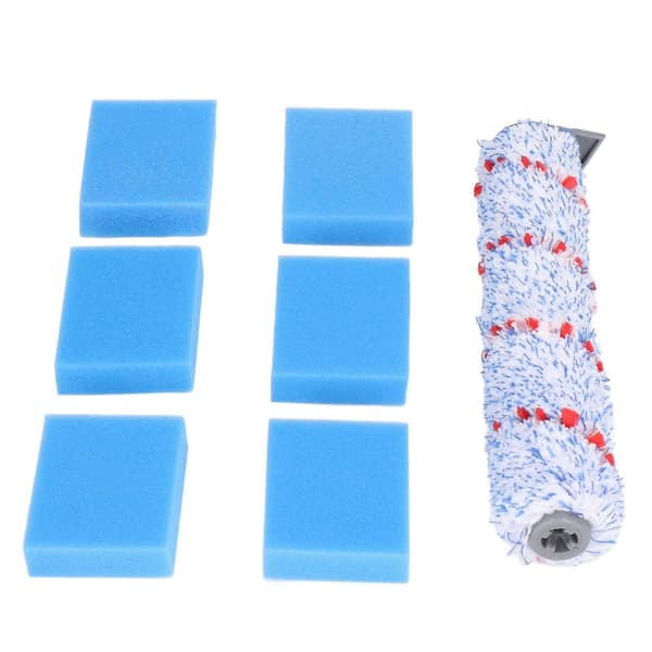 Borstrulle Filter Svampar Set för HF10E01 Dammsugare Delar Tillbehör Ersättning