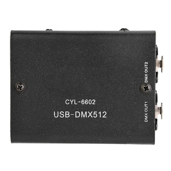 512-kanals USB til DMX DMX512 LED-lys DMX Scenebelysningskontroller Kanaler Dekodermodul