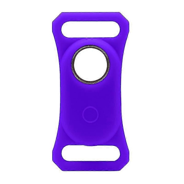 Lemmikkipannan paikannin silikonikotelo Samsung Galaxy SmartTag2:lle, iskunkestävä suojus Purple