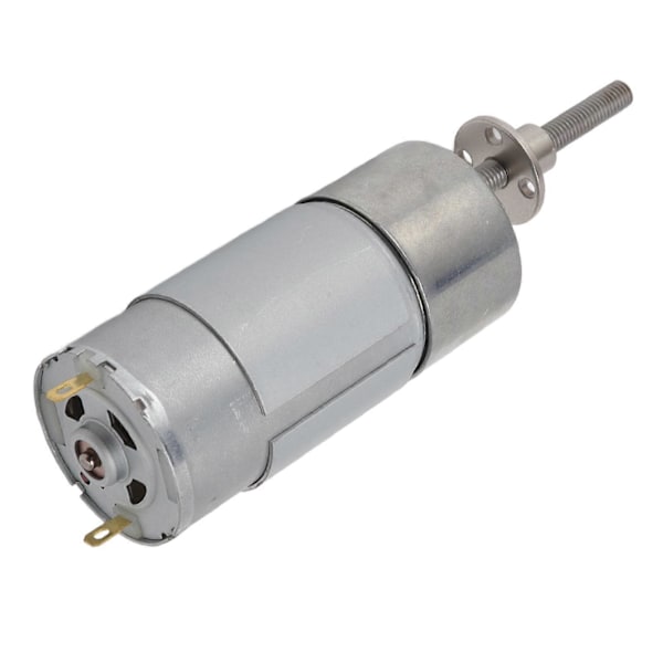 DC24V Itselukittuva kierukkavaihdemoottori, suuri vääntömomentti, nopeuden vähennysmoottori laipalla M6x50mm 320RPM