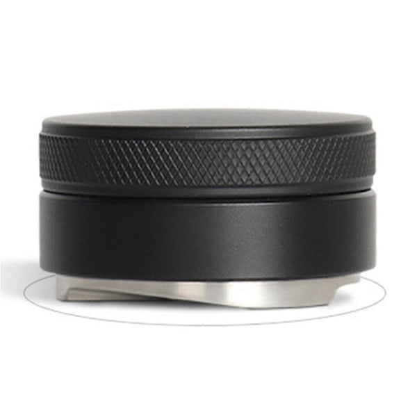 Passar 53mm Portafilter Kaffedistributör Espresso Distributionsverktyg/Nivellerare 3 Vinklade Sluttningar Justerbar Handflate Tamper