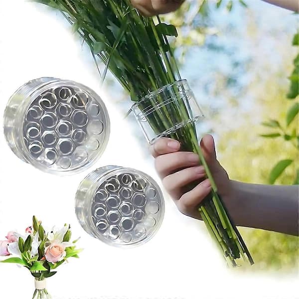 Blomsterstilk Holder Spiral Blomsterstativ DIY Blomsterarrangement Kunsttilbehør