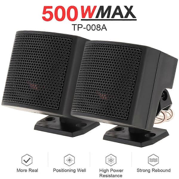 2 stk 500W High-End Bilhøyttaler for Bilstereo