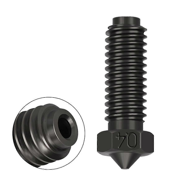 Til 2 Hotend Messing+Hærdet Stål Dyse 24V 60W Varmelegeme til 2 Neo/Max/Plus/Pro 3D Printer