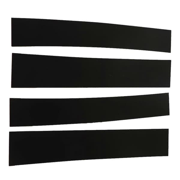 4 stk. 4D Style Pillar Post Trim Blank Sort Spejl Overflade Pillar Molding Sticker Erstatning for Escalade 2007?2014