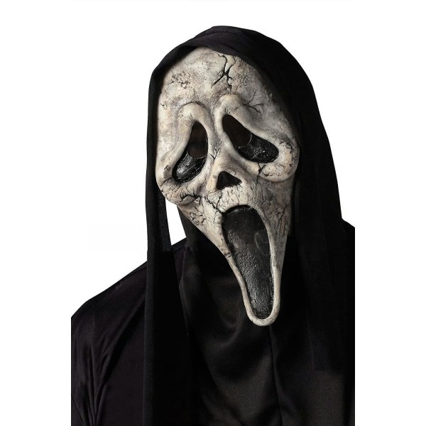 Ghost Face Scream Film Skräck Mask Halloween Killer Cosplay Vuxen Kostym Tillbehör Rekvisita 1