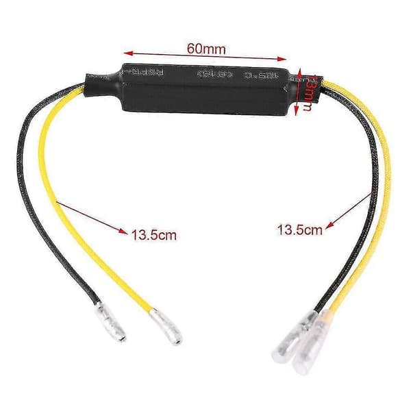 4 stk. Resistor Dekoder Motorsykkel LED Blinklys Indikator Flash Blinklys Fikse Feil LED Lastmotstander Universal