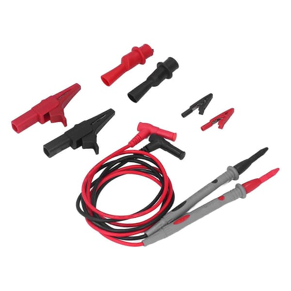 Testledningsklämset Bil Krokodilklämmor Reparation Diagnostisk Multimetersonder Kit JT8013
