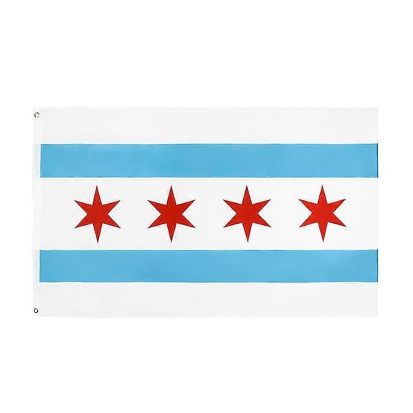 90*150cm Chicago Flag 90 x 150cm