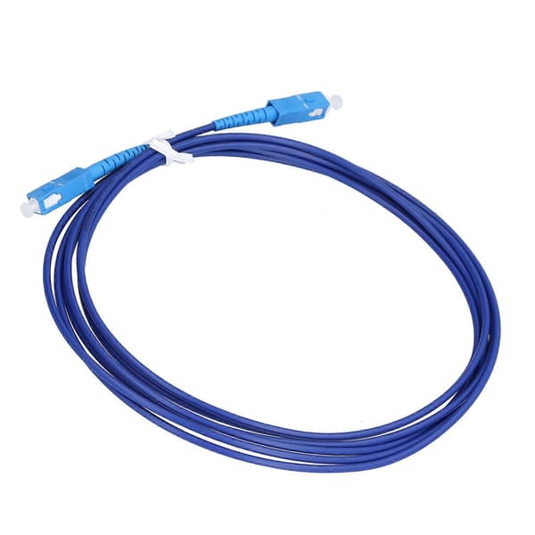 Optisk Fiber Patchkabel Armerad Jumper Singlemode 1 Kärna Optisk Kabel SC UPCSC UPC Blå (3 meter)