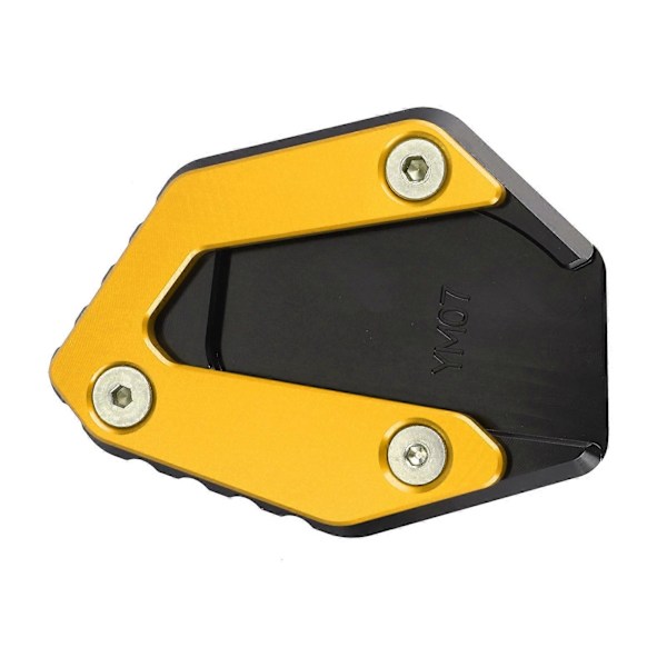 Kickstand Forlængerpude Anti-Slip Sidestøtte Passer til Yamaha MT 07/FZ 07/TRACER 700 2014-2019 (Guld)