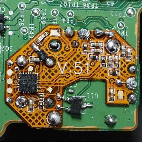 Til Joystick Hall Driver Board Hall Effekt PCB Gamepad Kan Kalibreres Af Systemet Efter Installation (B)