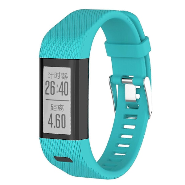 Pehmeä kellon ranneke asennustyökaluilla Garmin Vivosmart HR+/Approach X10/X40 -kelloille Indigo