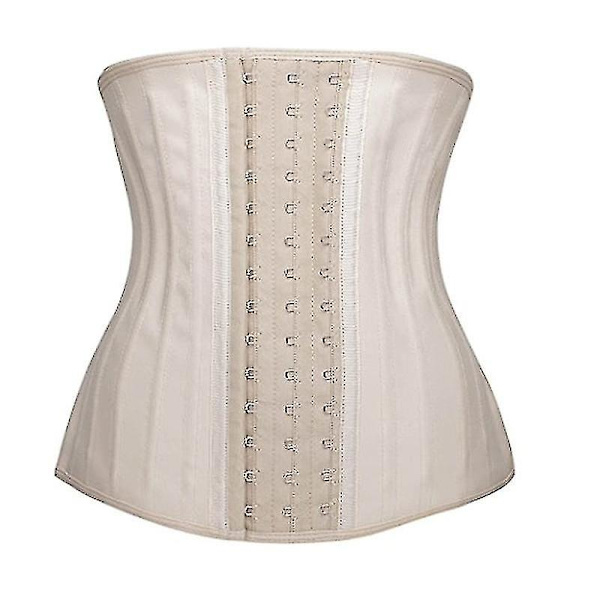 Tflycq Latex Midjeformare Kroppsshaper Korsett Shapewear Kvinnor Kroppsshaper Damkorsett 25 Stålben Slank Underkläder black XS