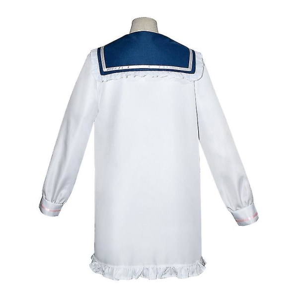 Anime Cosplay kostym Minato Aqua White Jk Uniform Sailor Suit Daily Wear Halloween Party Hög kvalitet M