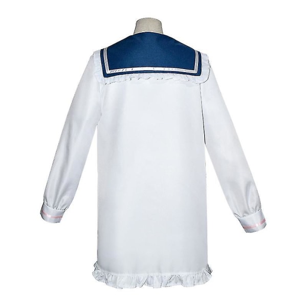 Anime Cosplay kostym Minato Aqua White Jk Uniform Sailor Suit Daily Wear Halloween Party Hög kvalitet XL