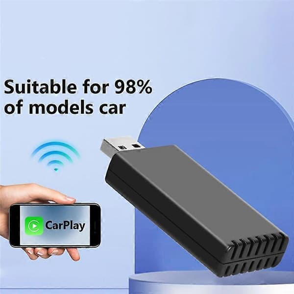 Langaton Carplay Dongle Mini USB AI Box Bluetooth-sovitin Plug and Play WIFI AI Voice Langaton CarPlay -sovitin