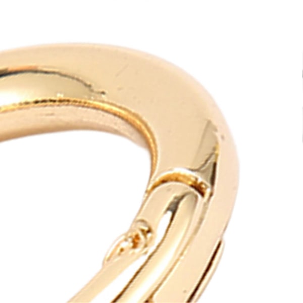 20 st Fjäderringlås Mode Elegant Innovativ DIY Koppar Fjäderringlås för Halsband Armband Fotlänkar Örhängen Guld