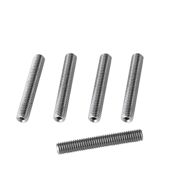 M6 Dysehals PTFE Rør Tilbehør til 3D Printer MK8 Ekstruder 1.75mm (M6*40mm)