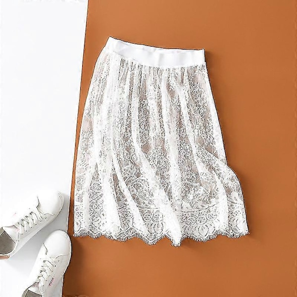 Efterår & Vinter Underkjoler Dame Casual Blonde Perspektiv Mini Nederdele, Underkirtel Black